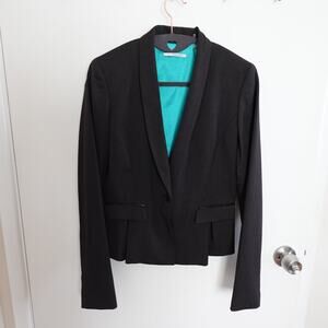 NWT T Tahari Khloe Jacket Single Button Blazer Black 4 Office Business Casual
